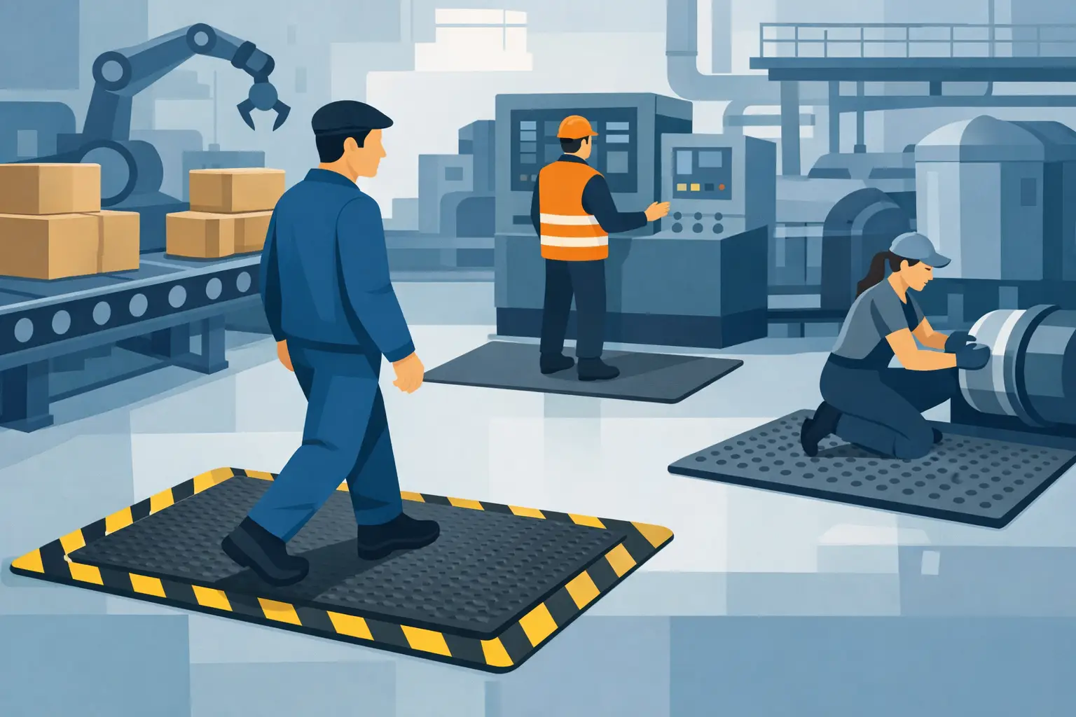 Tööstuslikud põrandamatid õigesse kohta